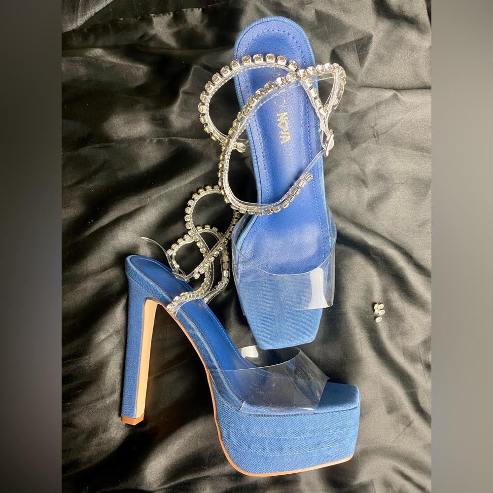 Fashion Nova Denim Heels